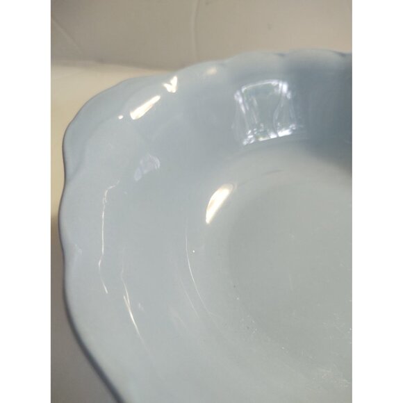 Vintage Grindley Lupin Petal Blue Serving Bowl Staffordshire UK9 1/4" x 8 1/4" - Picture 7 of 8